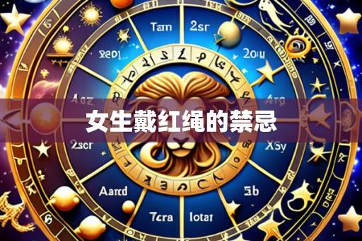 女生戴红绳的禁忌