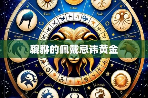 貔貅的佩戴忌讳黄金