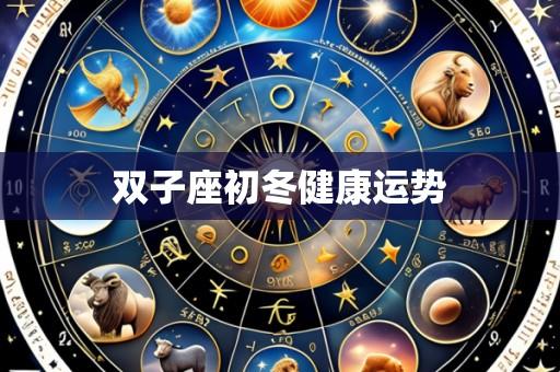 双子座初冬健康运势