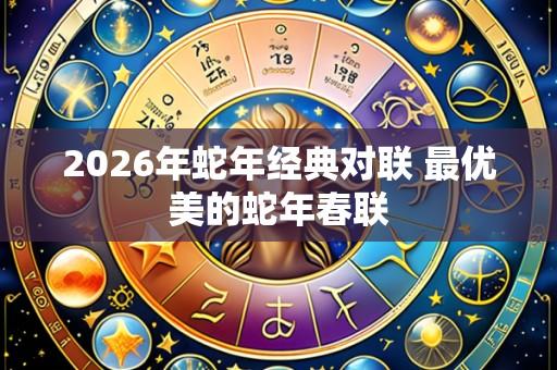 2026年蛇年经典对联 最优美的蛇年春联