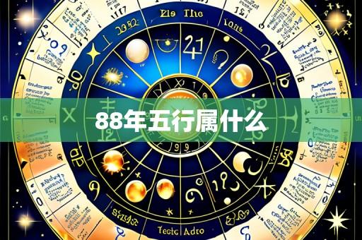 88年五行属什么
