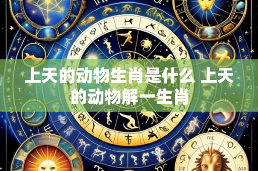 上天的动物生肖是什么 上天的动物解一生肖