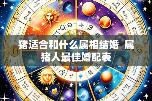 猪适合和什么属相结婚 属猪人最佳婚配表