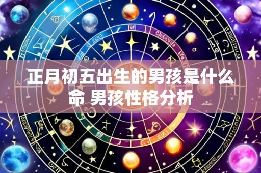正月初五出生的男孩是什么命 男孩性格分析