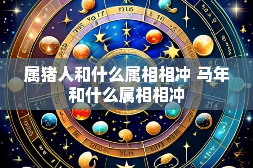 属猪人和什么属相相冲 马年和什么属相相冲