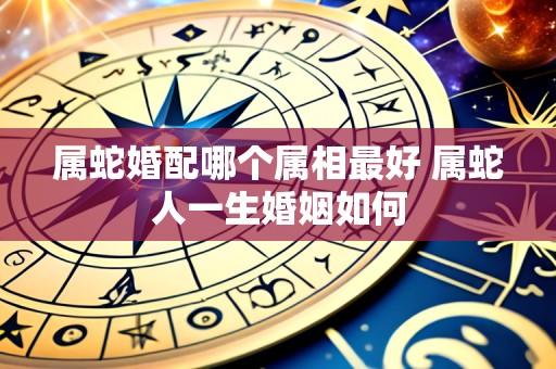 属蛇婚配哪个属相最好 属蛇人一生婚姻如何