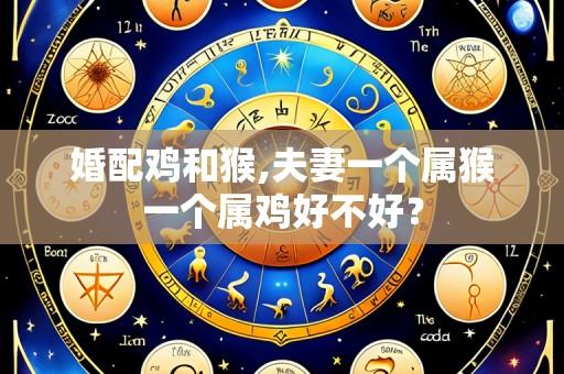 婚配鸡和猴,夫妻一个属猴一个属鸡好不好?