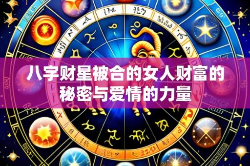 八字财星被合的女人财富的秘密与爱情的力量