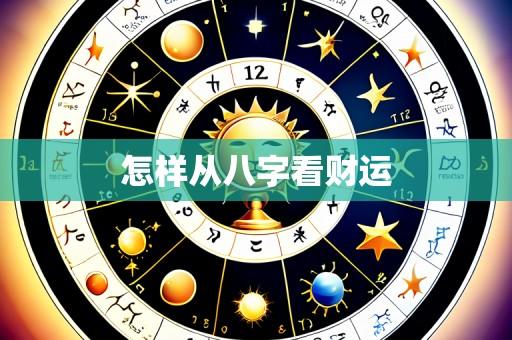 怎样从八字看财运