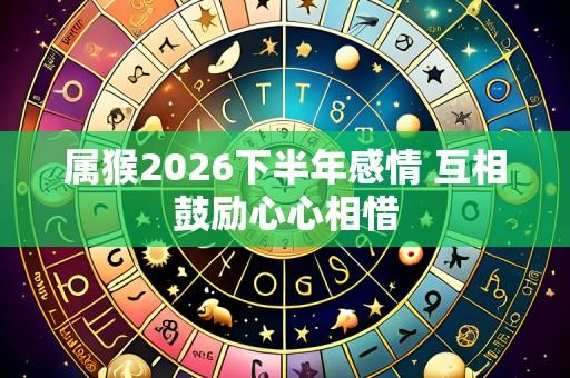 属猴2026下半年感情 互相鼓励心心相惜