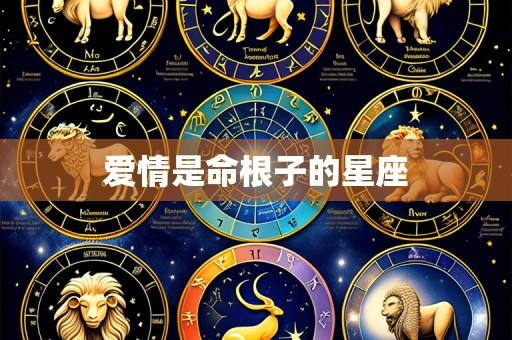 爱情是命根子的星座
