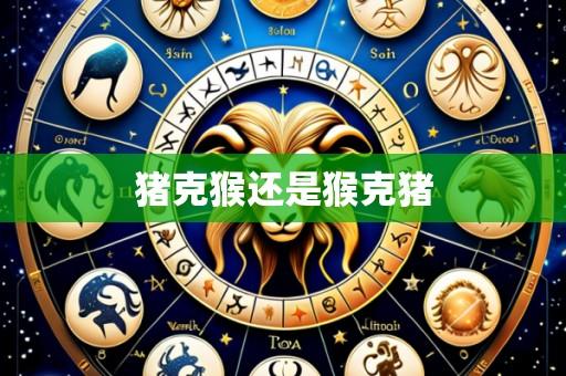 猪克猴还是猴克猪