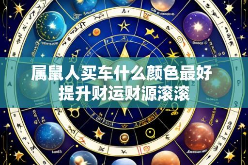 属鼠人买车什么颜色最好 提升财运财源滚滚