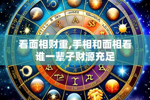 看面相财重,手相和面相看谁一辈子财源充足