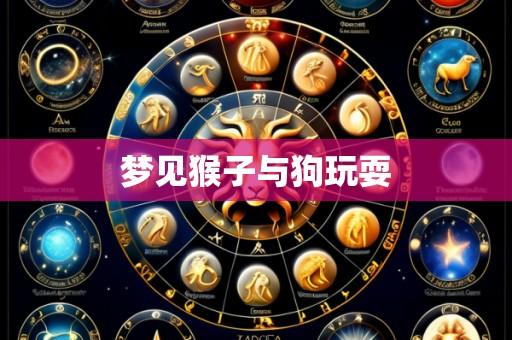 梦见猴子与狗玩耍