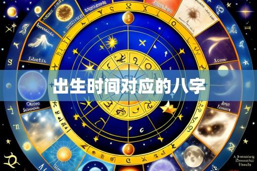 出生时间对应的八字