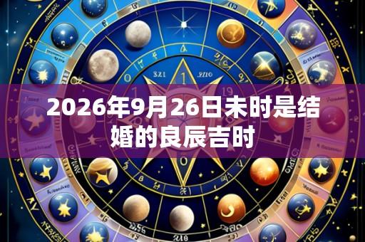 2026年9月26日未时是结婚的良辰吉时