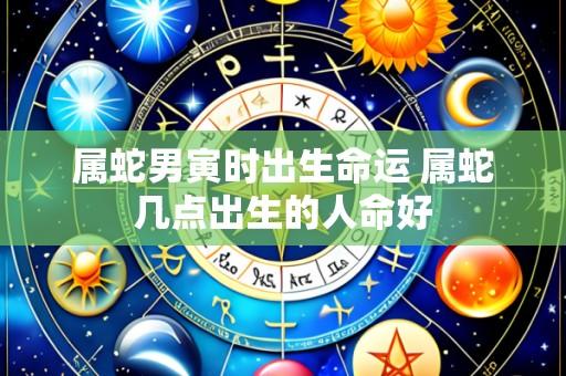 属蛇男寅时出生命运 属蛇几点出生的人命好