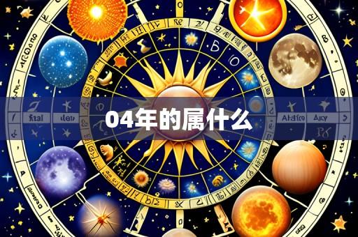 04年的属什么