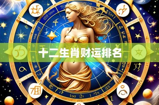 十二生肖财运排名