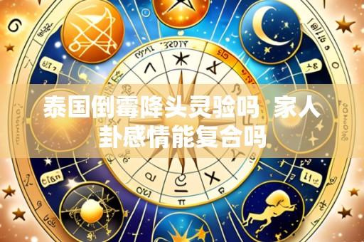 泰国倒霉降头灵验吗 家人卦感情能复合吗