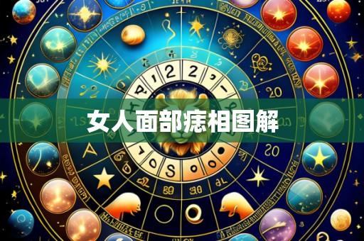 女人面部痣相图解