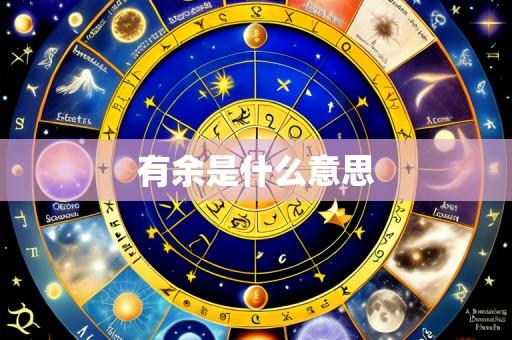 有余是什么意思