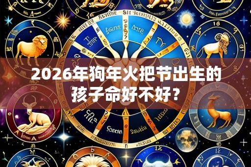 2026年狗年火把节出生的孩子命好不好?