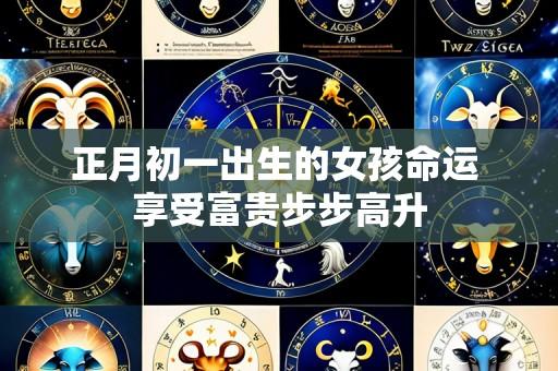正月初一出生的女孩命运 享受富贵步步高升