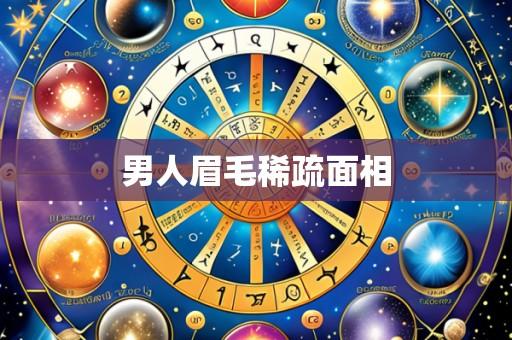 男人眉毛稀疏面相