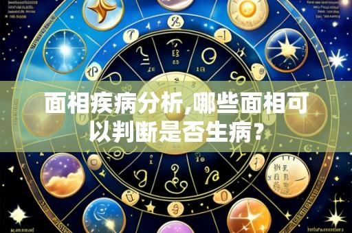 面相疾病分析,哪些面相可以判断是否生病?