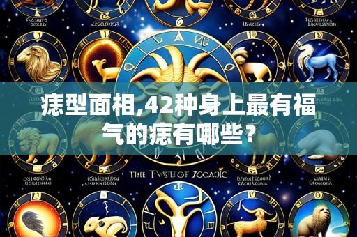 痣型面相,42种身上最有福气的痣有哪些？