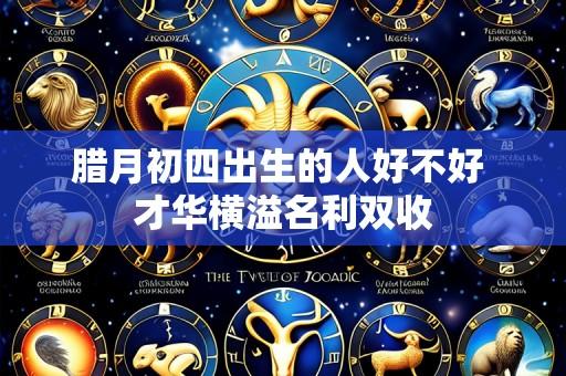 腊月初四出生的人好不好 才华横溢名利双收