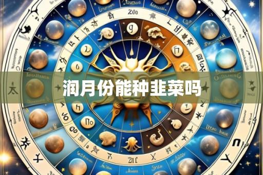 润月份能种韭菜吗