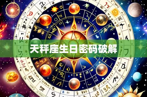 天秤座生日密码破解