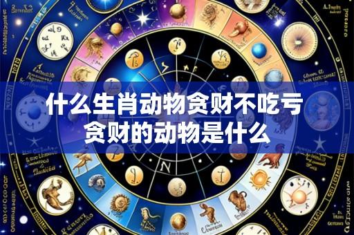 什么生肖动物贪财不吃亏 贪财的动物是什么