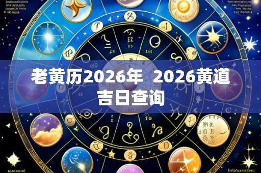 老黄历2026年 2026黄道吉日查询