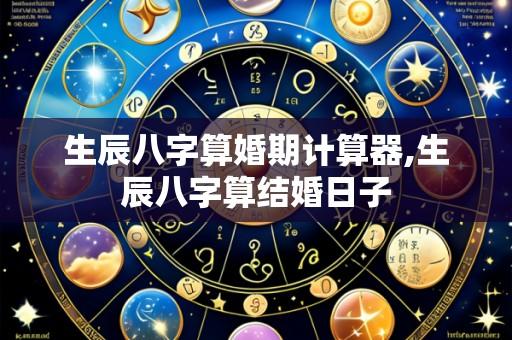 生辰八字算婚期计算器,生辰八字算结婚日子