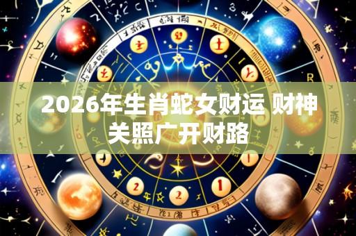2026年生肖蛇女财运 财神关照广开财路