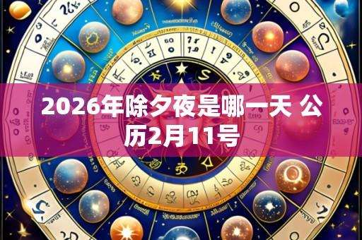2026年除夕夜是哪一天 公历2月11号