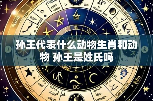 孙王代表什么动物生肖和动物 孙王是姓氏吗
