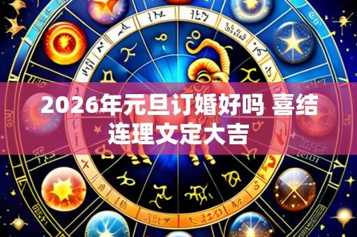 2026年元旦订婚好吗 喜结连理文定大吉