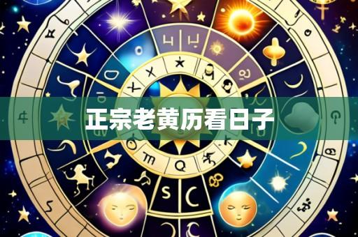 正宗老黄历看日子