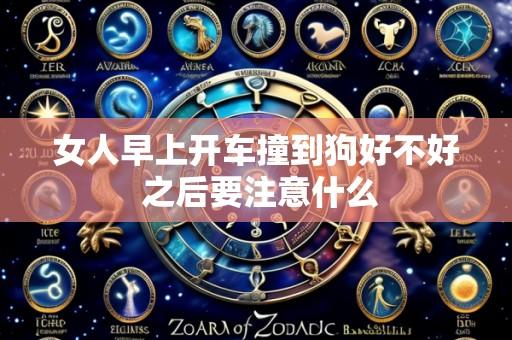 女人早上开车撞到狗好不好 之后要注意什么