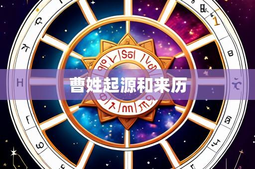 曹姓起源和来历