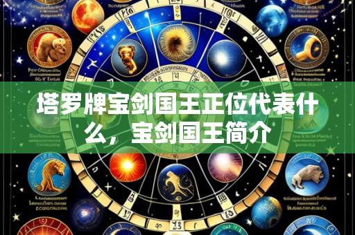 塔罗牌宝剑国王正位代表什么,宝剑国王简介