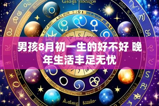 男孩8月初一生的好不好 晚年生活丰足无忧