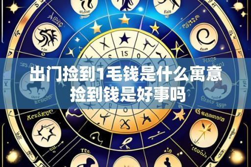 出门捡到1毛钱是什么寓意 捡到钱是好事吗