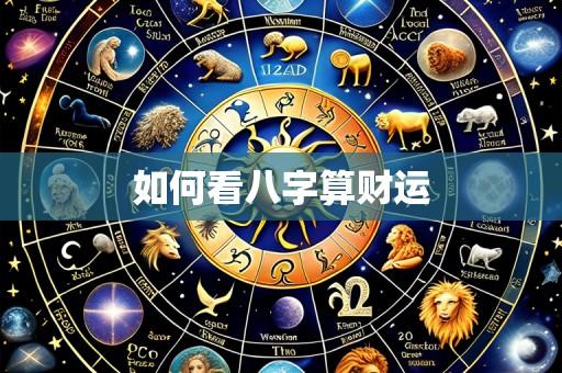 如何看八字算财运