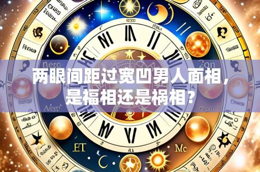 两眼间距过宽凹男人面相，是福相还是祸相？